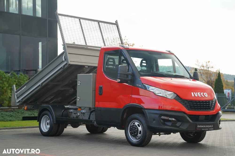 Iveco DAILY 35-120 / BASCULABILĂ - 2,8 M / BASCULARE SPATE / ROȚI DUBLE PE SPATE / MANUALĂ / IMPORT / - 4