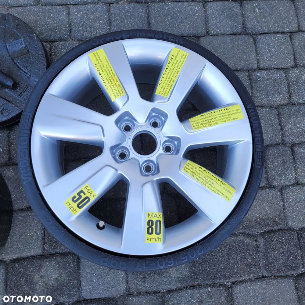AUDI A6 C6 LIFT ALLROAD KOŁO ZAPASOWE ZAPASÓWKA 205/60/17 17R 4F0601025AS - 2