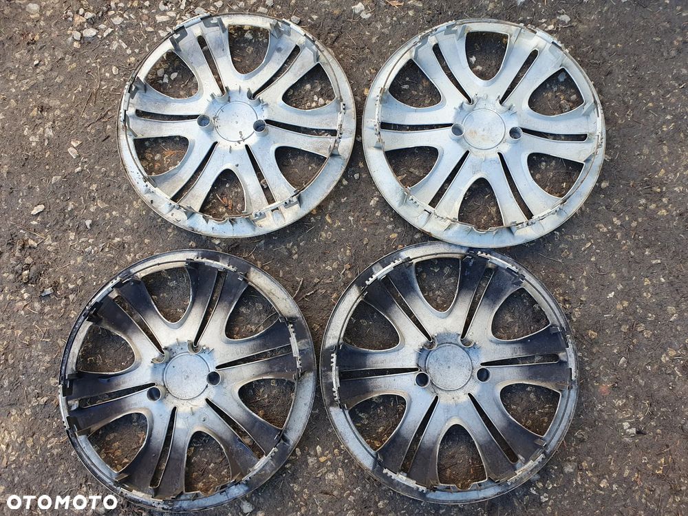 SKODA FABIA ROOMSTER KOŁPAKI R15 4SZT KOMPLET ORYGINAŁ 5J0601147H - 8
