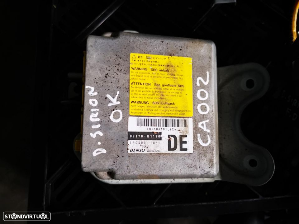 DAIHATSU SIRION CONJUNTO DE AIRBAG E CINTOS CA002 - 5