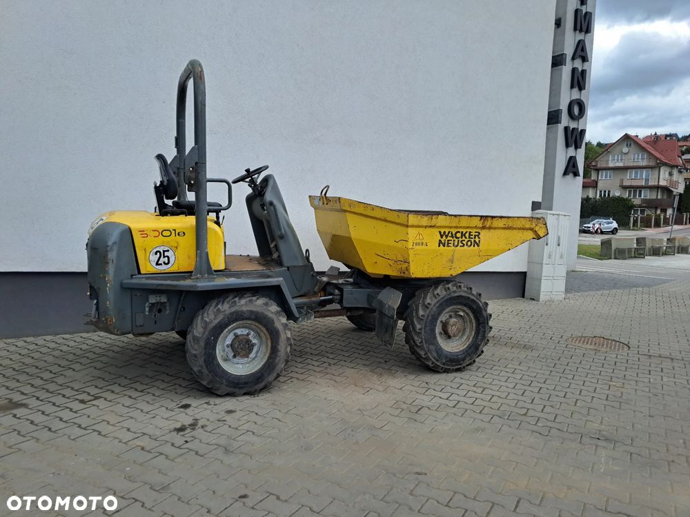 Wacker Neuson 3001s Hydrostat / Automat wozidło budowlane obrotowe 3t tony obrót+kiper światła kierunkowskazy 4x4 silnik Yanmar 33 KM 2015r Terex Ta3sh Thwaites 3 Mecalac Jcb 3T-1 3T-2 Ausa D301AHG D350 AHG 4001s DW30 DW60 6 ładne opony sprawne - 5