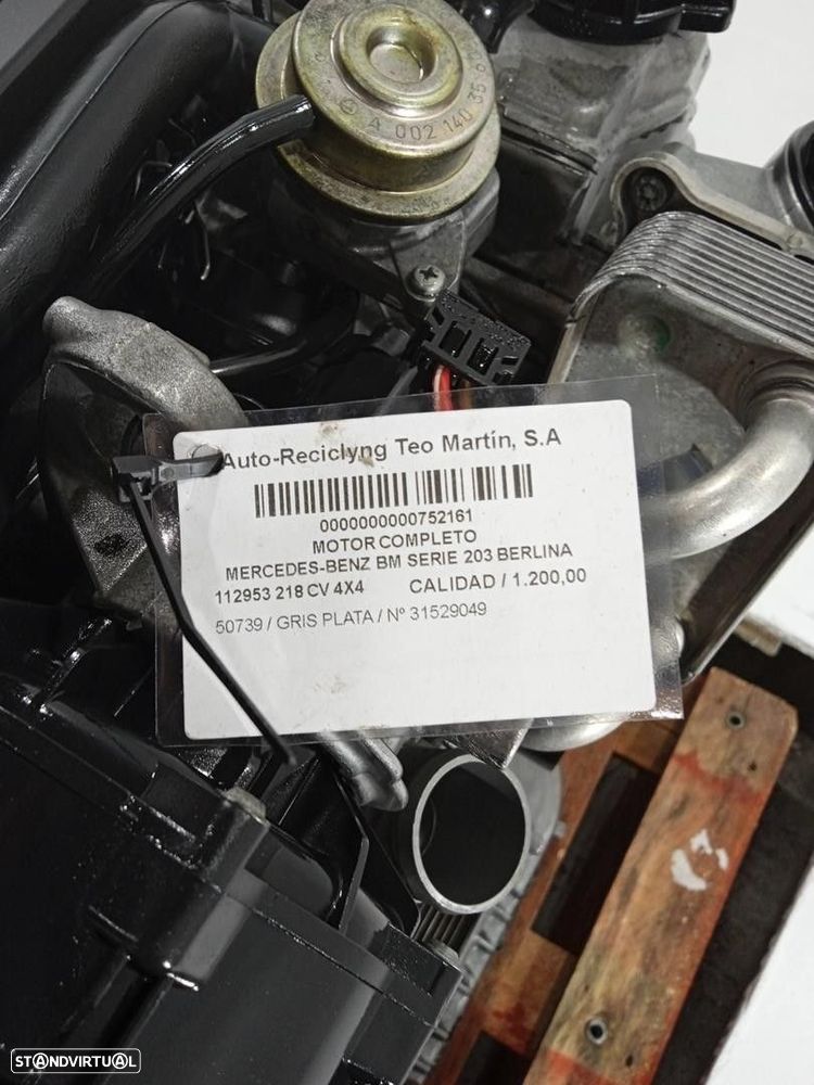 MOTOR COMPLETO MERCEDES-BENZ CLASSE C 2003 - 2