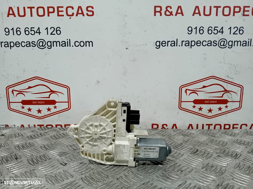 Motor Elevador Vidro Porta Frente Esquerdo Audi A4 B8 8K0959801 1101965576100 Original - 5