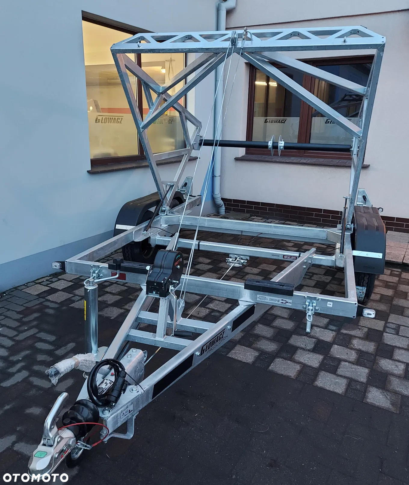 Głowacz Bardzo mocna przyczepa kablowa 270x170 dwuosiowa DMC 2700kg - 13