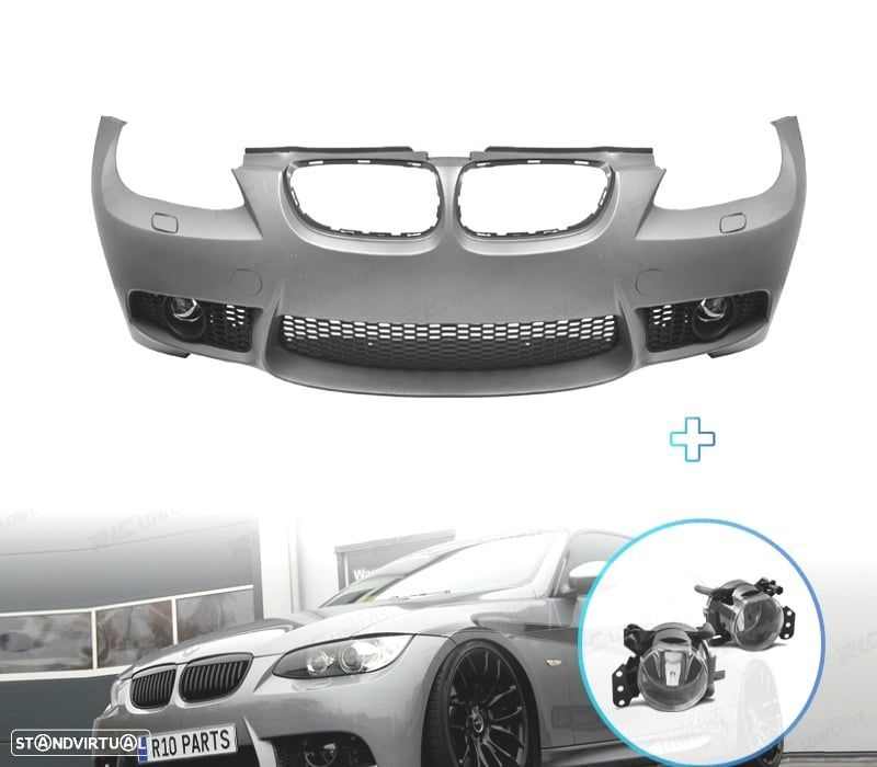 PARA-CHOQUES BMW E92 E93 06-10 LOOK M3 + FAROIS DE NEVOEIRO - 1