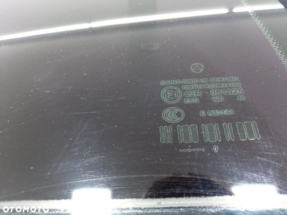 MERCEDES E KLASA W212 KOMBI SZYBA DRZWI TYŁ PRAWA  A2127300455 - 4