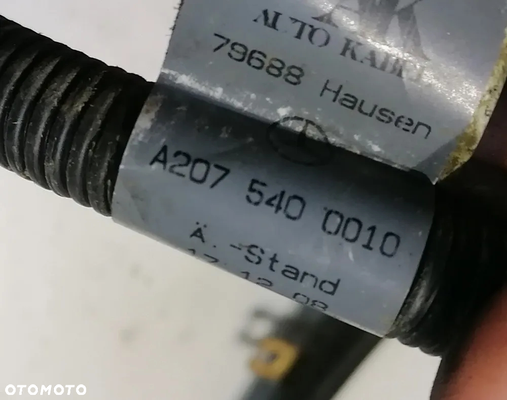 MERCEDES E W212 PRZEWÓD ALTERNATORA A2075400010 - 2