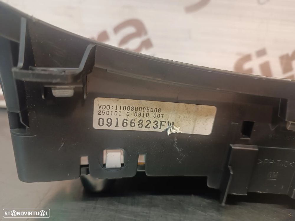 QUADRANTE OPEL CORSA C 1.2 1.4i (FUNDO BRANCO) REF 09166823 - 4