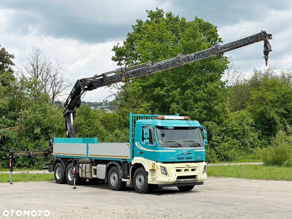 Volvo FMX 410 * SKRZYNIA 7,10 m * HIAB 322 EP - 5 HIPRO + PILOT * 8x4 - 2