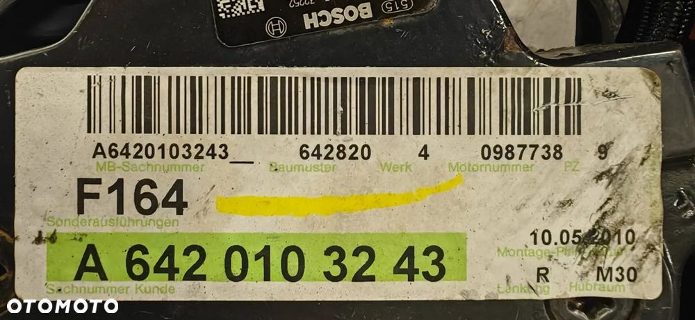 ML W164 LIFT 3.0 Silnik 642820 642.820 166TYS SILNIK - 7