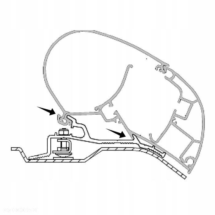 ADAPTER DO MARKIZY DOMETIC PR2000 PR2500 H2 DUCATO JUMPER BOXER - 1