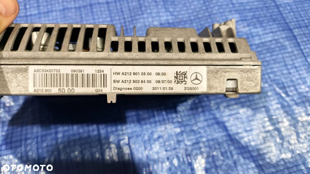RADIO NAWIGACJA NAVI KONTROLER I-DRIVE KOMPLET ZESTAW A2129008409 A2128702751 MERCEDES W212 W207 - 7