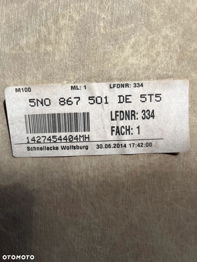 PODSUFITKA VW TIGUAN 5N0 TIGUAN 1 LIFT KOMPLETNA 5n0867501 - 3