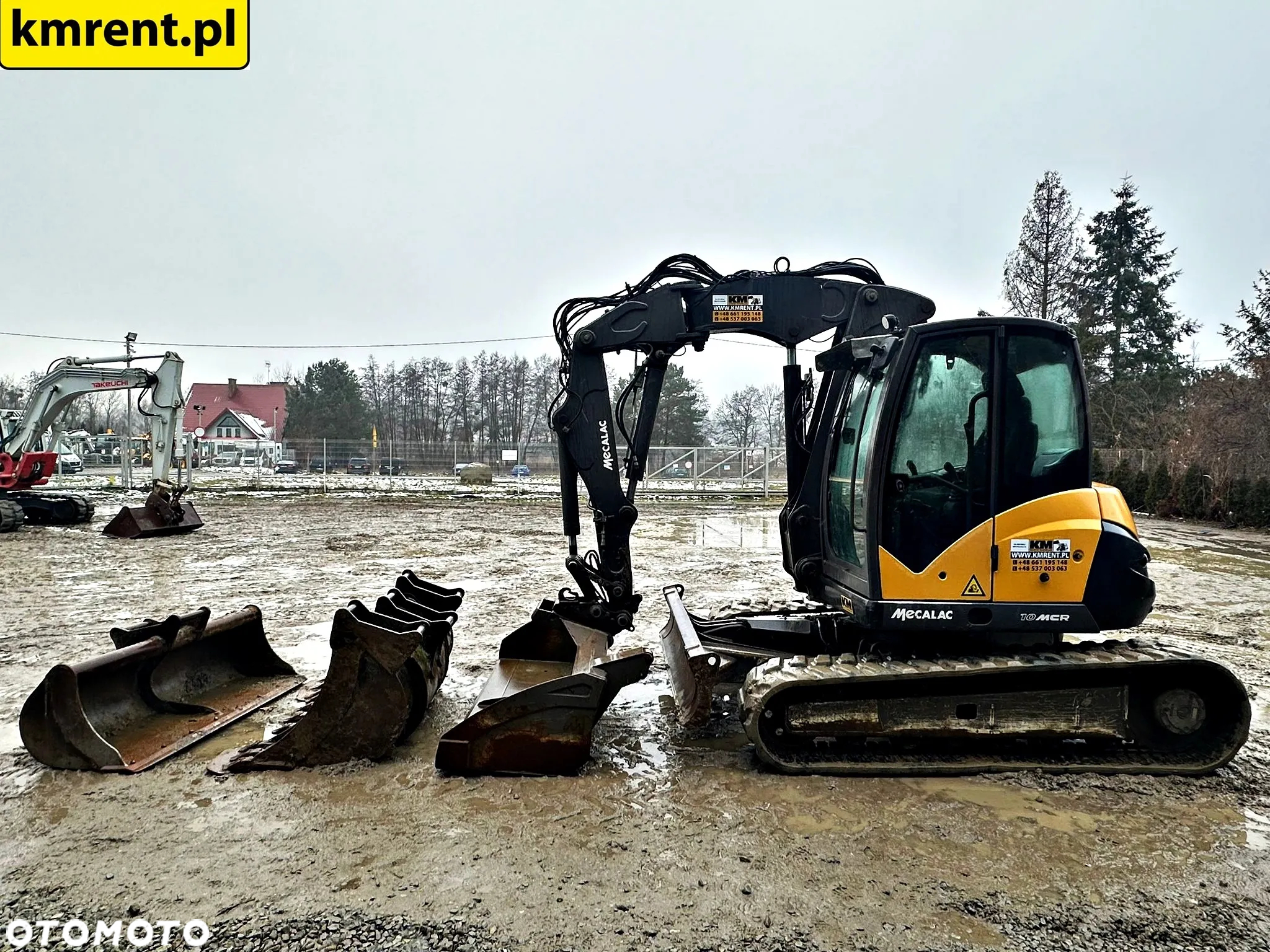 Mecalac 10 MCR KOPARKA GĄSIENICOWA 2015R. | JCB 8085 MECALAC 8 MCR - 10
