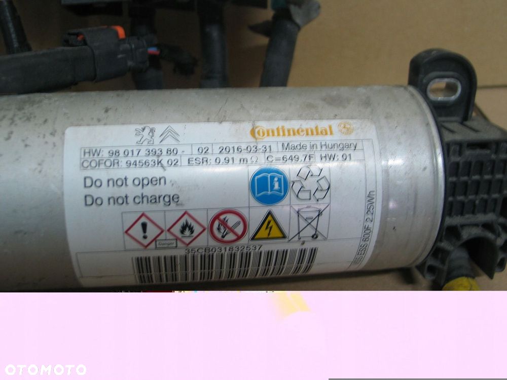 modul start stop kondensator peugeot citroen 9801739380 9802096780 - 12