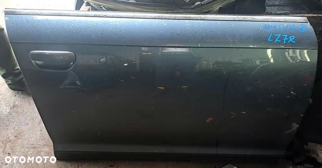 AUDI A6 C6 06r DRZWI PRAWY PRZÓD PRAWE PRZEDNIE LZ7R GOŁE - 1