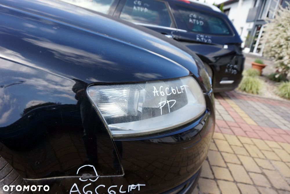 MASKA ZDERZAK BŁOTNIKI LAMPY A6 C6 LIFT LY9B  AUDI 2008-2011 CZARNY PRZÓD KOMPLETNY - 24