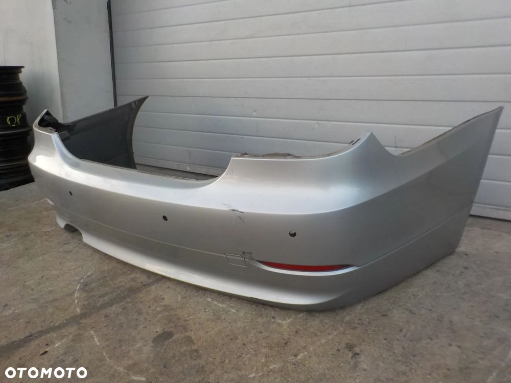 BMW E60 SEDAN ZDERZAK TYŁ TYLNI TITANSIBER METALIC - 3