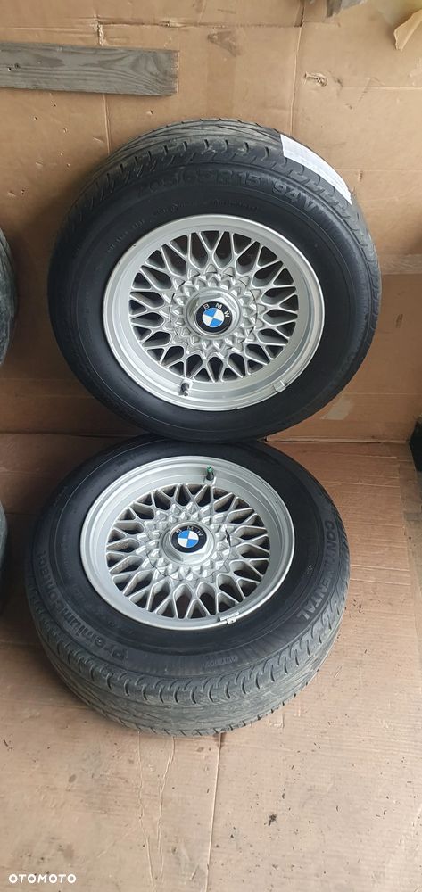 Alufelgi z oponami alusy BBS Oryginał 5x120 R15 7J ET20 205/65 R15 BMW E24 E32 E34 1179774 - 2