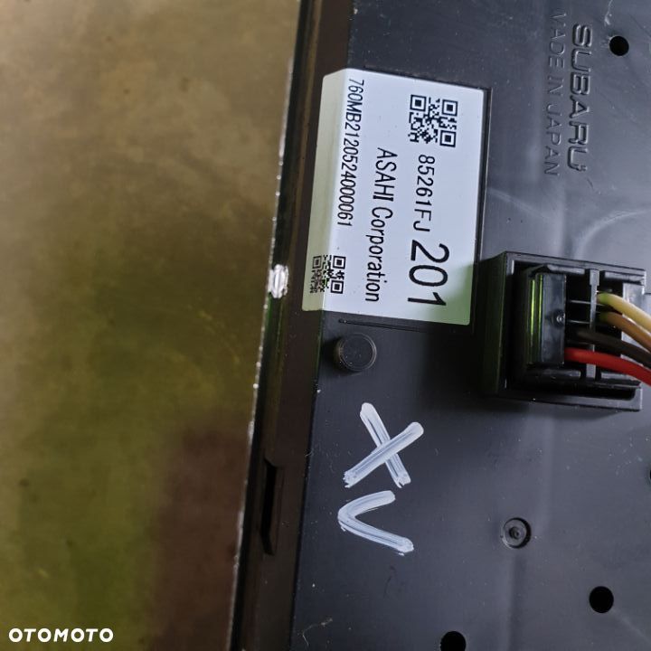 SUBARU XV EKRAN WYSWIETLACZ ZEGAR 85261FJ201   12R - 2