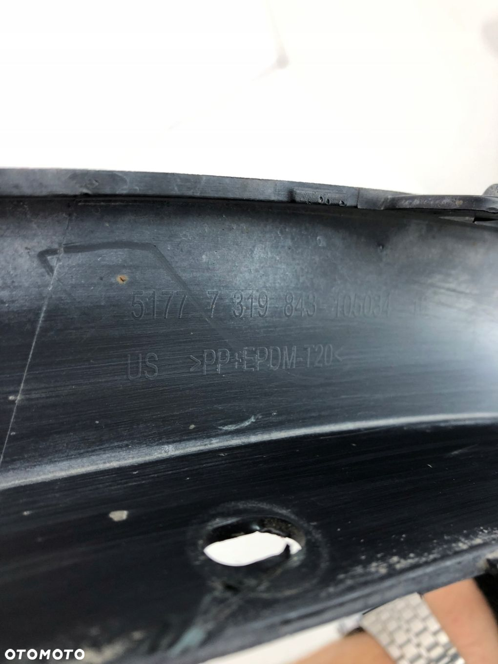 BMW X6 F16 LISTWA BŁOTNIKA LEWA PRZÓD 7319843 - 8