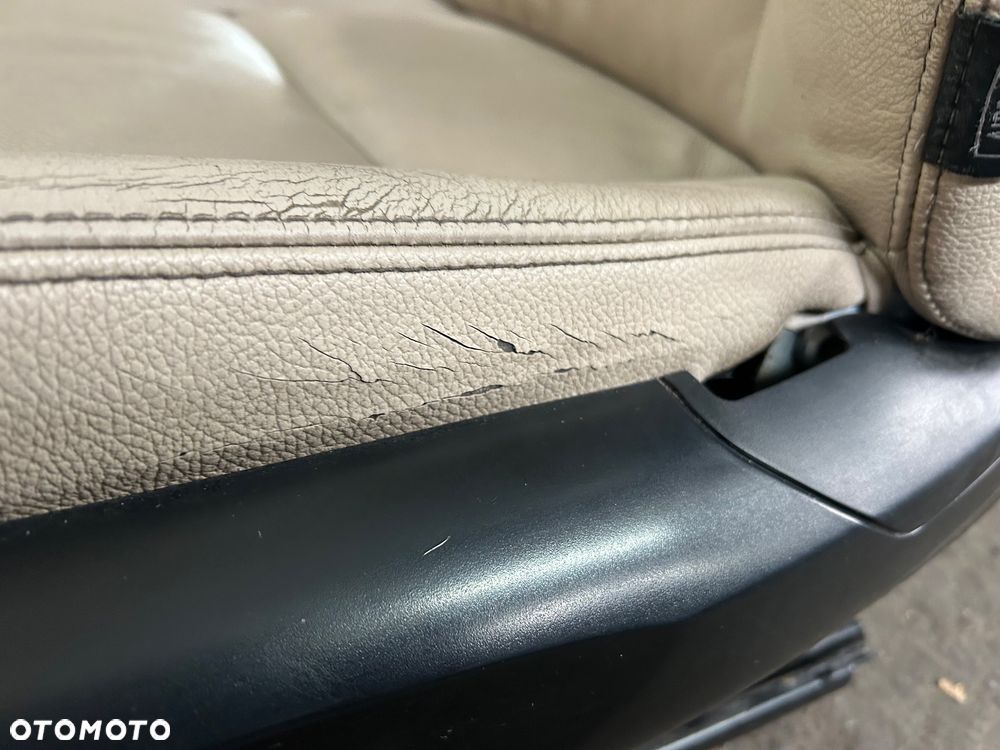Bmw x3 f25 komplet foteli fotele tapicerki boczki jasna skóra komplet - 18