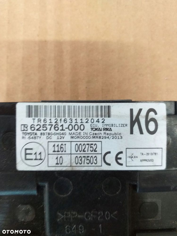 Toyota AYGO II moduł sterownik zamka kluczyka keys - 1