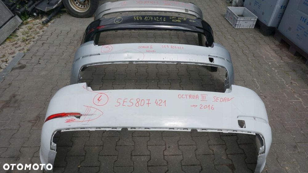 SKODA OCTAVIA III ZDERZAK TYŁ (dostępne 8 zderzaków ) - 5