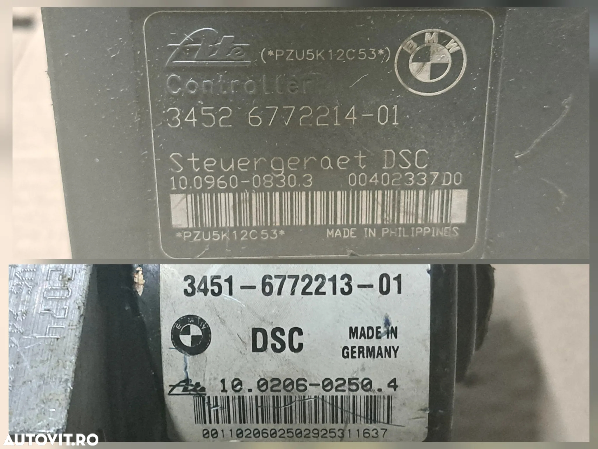 Modul unitate pompa ABS DSC originala BMW E81 E87+LCI E88 E90 E91 E92 - 2
