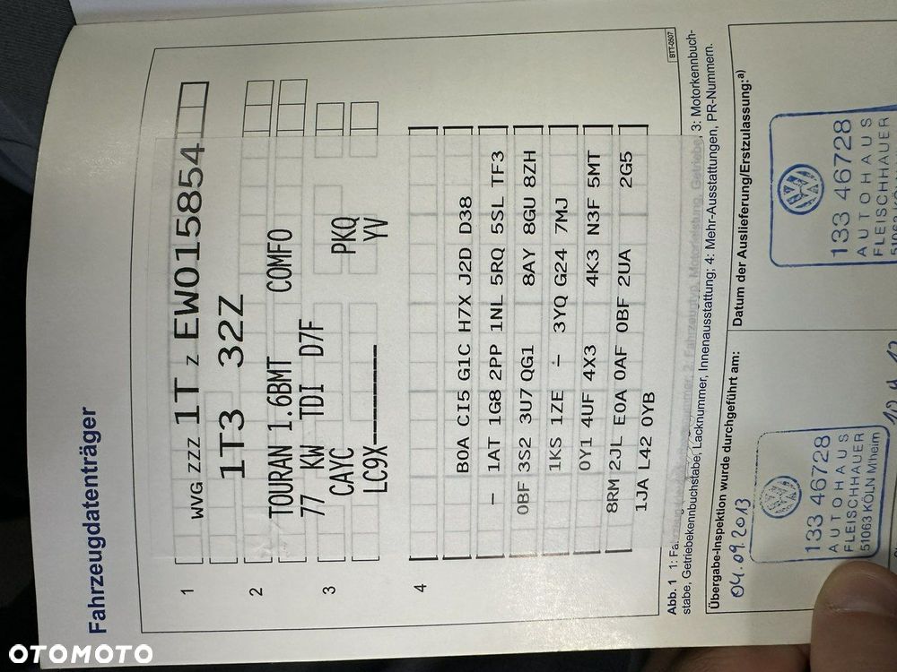 Volkswagen Touran 1.6 TDI DPF DSG Comfortline - 19