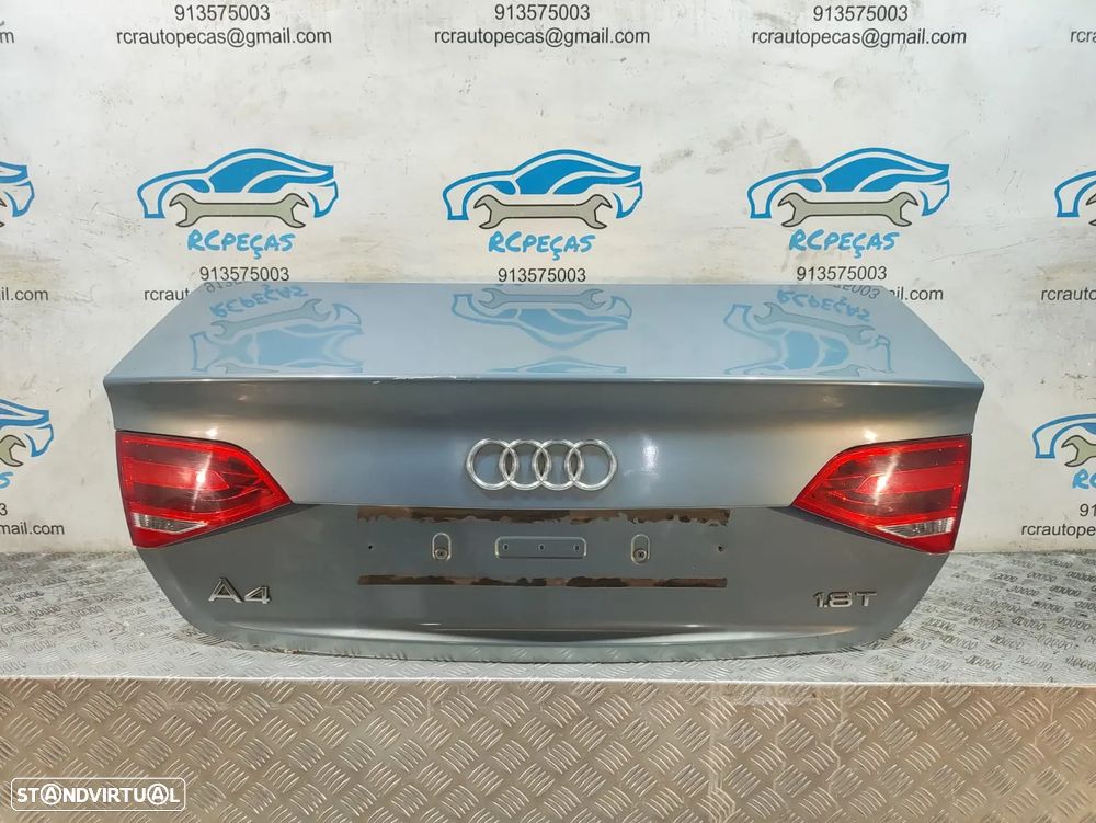 Tampa / Porta da Mala Audi A4 B8 Sedan - Pré Facelift - Farolins | Simbolo | Forra - 1