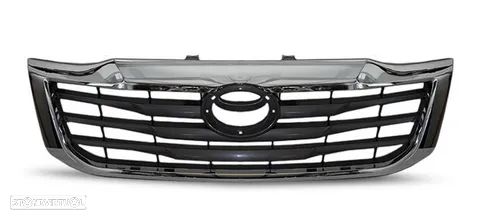 Grelha da frente cromada Toyota Hilux 2011 a 2015 - 1