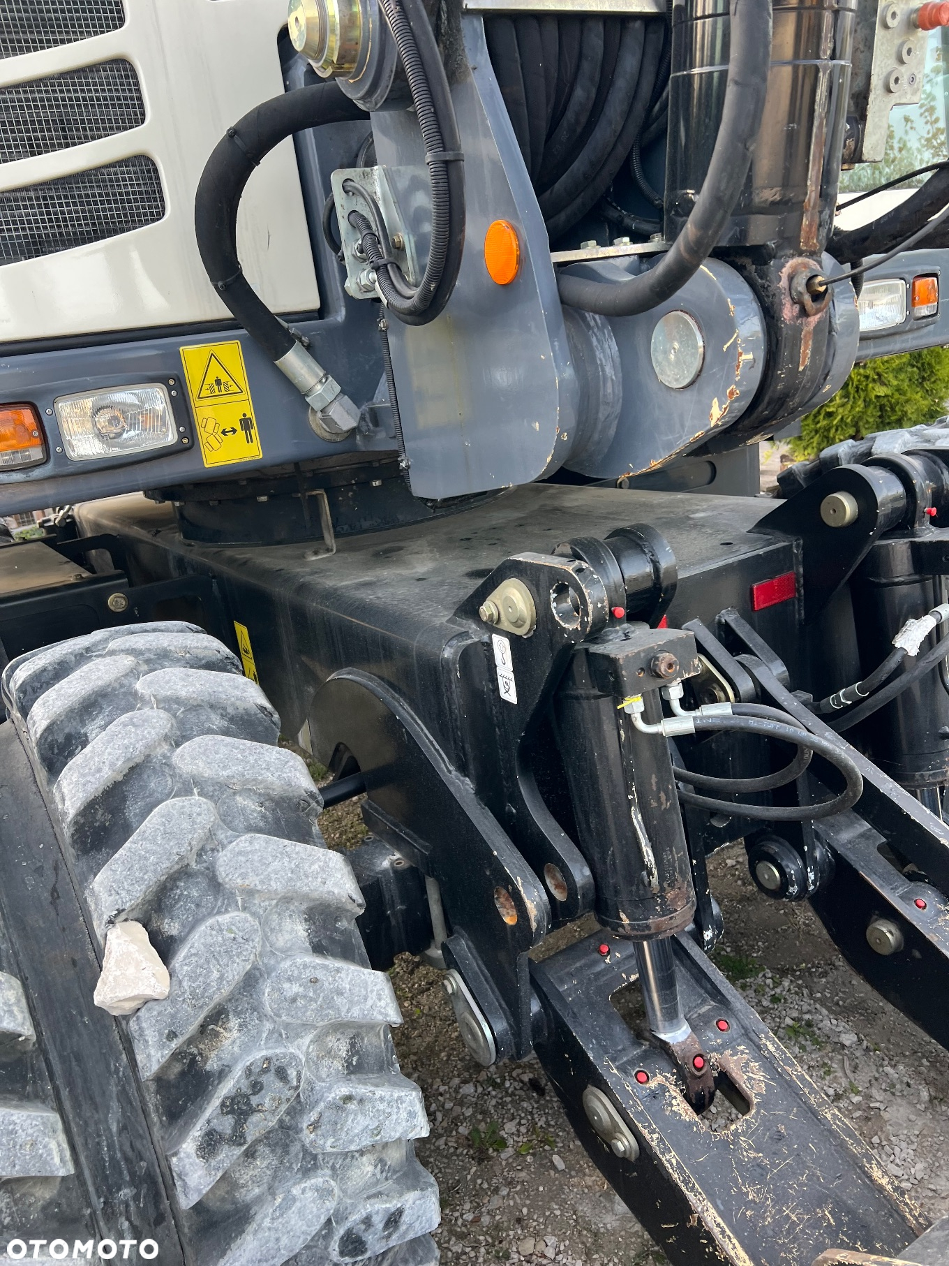 Terex Koparka kołowa TEREX TW110 3x łamane ramię TRIOLE BOOM wersja SPEED 4x4x4 2biegowa 40km/h 1 wł kpl dokumentów KLIMATYZACJA 11ton 4xoś skrętna TW 110  centr smarowanie Cat 313 DEUTZ Volvo Schaeff Jcb - 23