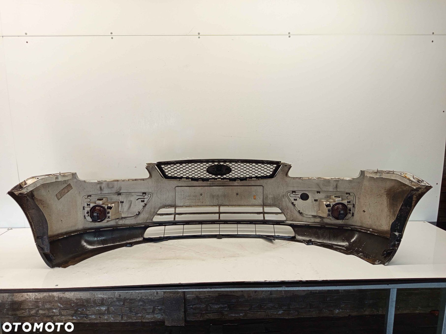 } ZDERZAK PRZÓD PRZEDNI FORD FOCUS MK.2 2 II 03 SREBRNY HALOGENY - 5