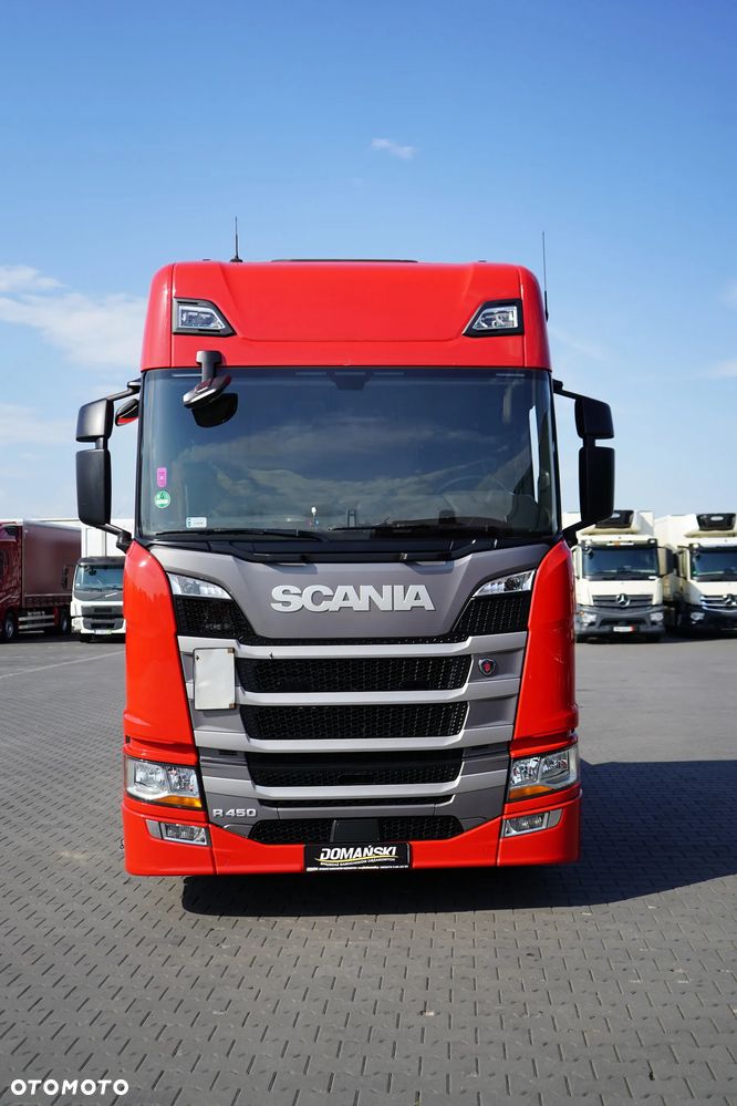 Scania R 450 / ACC / E 6 / ZESTAW PRZEJAZDOWY / PLATFORMA 2 X 7,75 M / RETARDER - 16