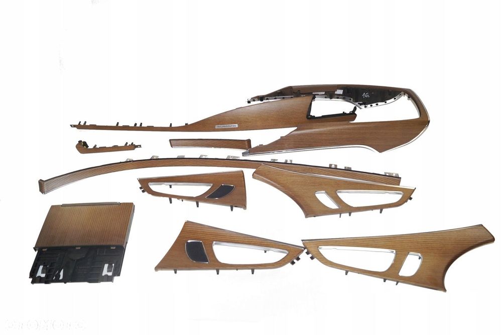 AUDI A7 4G KOMPLET LISTWY DEKORY KB4 DREWNO BEAUFORT - 1