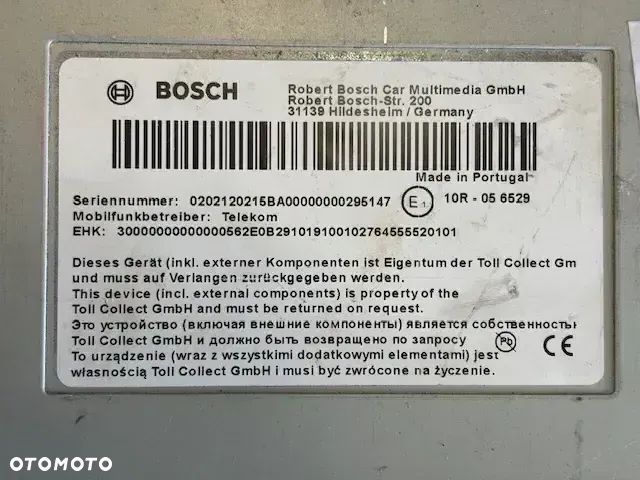 TACHOGRAF TOLL COLLECT BOSCH 10R-056529 - 4