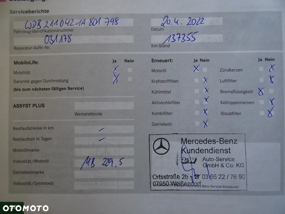 Mercedes-Benz Klasa E 200 Kompressor Elegance - 14