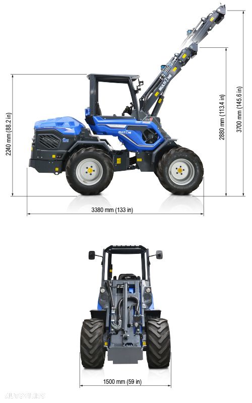 Alta MultiOne Incarcator telescopic 1.1 2.3 5.2, 6.3, 7.2 etc - 23