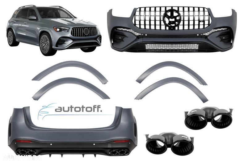 Pachet exterior compatibil cu Mercedes GLE W167 SUV (2019-2026) GLE 53 Design - 1