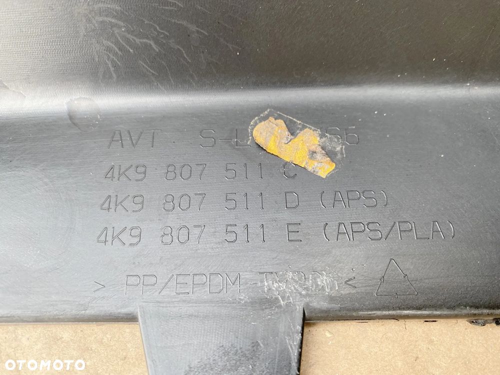 Zderzak tylny Audi A6 C8 4K9 S-Line kombi 4K 6x PDC - tył - 9