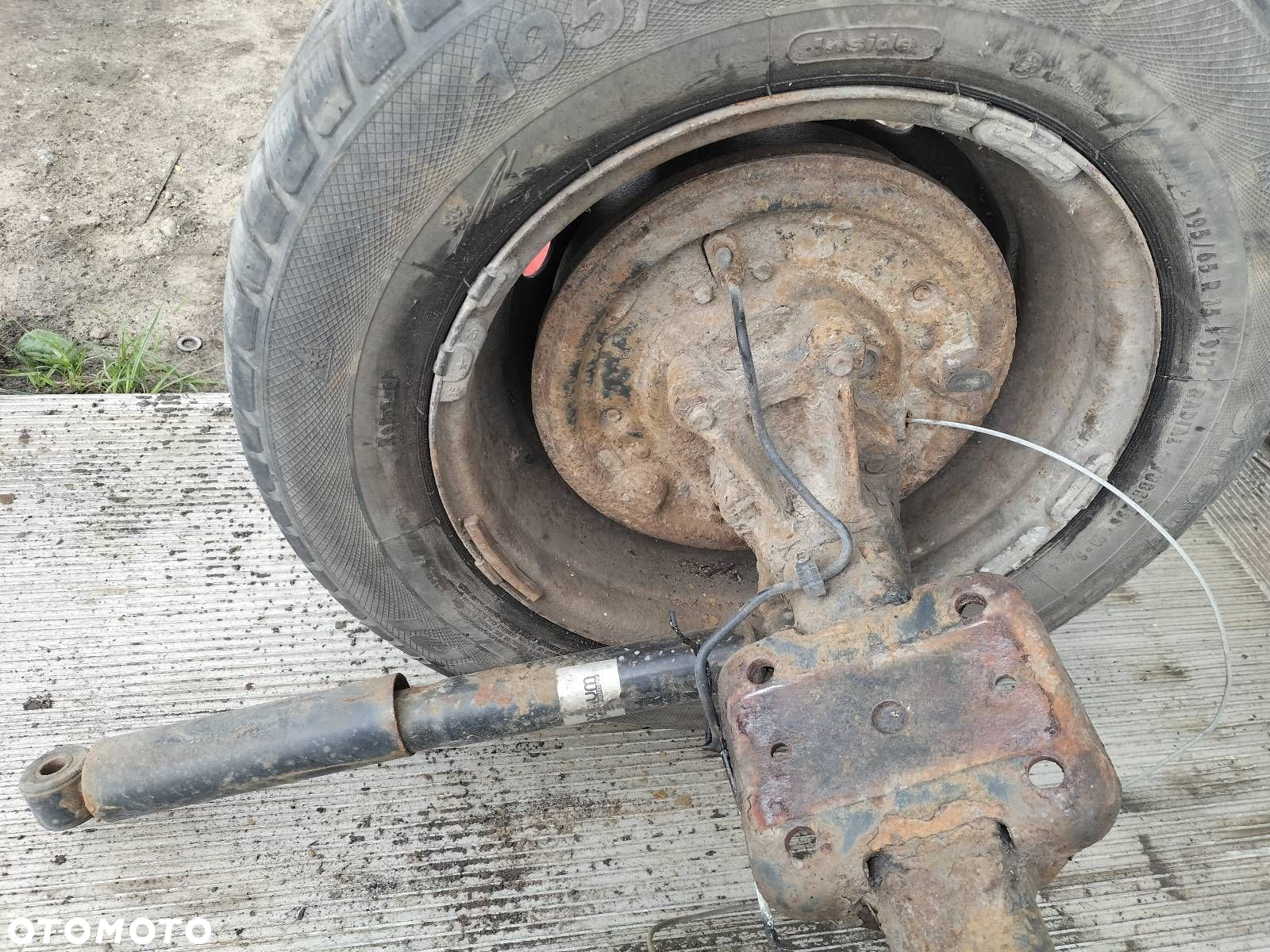 OŚ BELKA ZAWIESZENIA TYŁ + KOŁA NA PRZYCZEPKĘ FIAT DUCATO III - 5