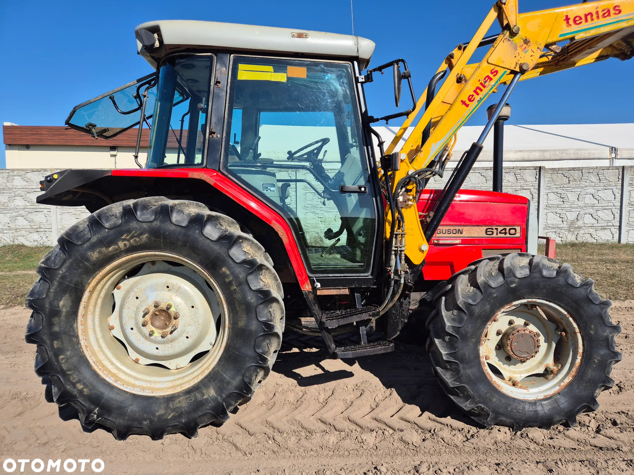 Massey Ferguson 6140 Cena Brutto 90 koni Pełna Pakiet Tur Łyżka dodatkowo koła wąskie 6130 MF  6150 - 4