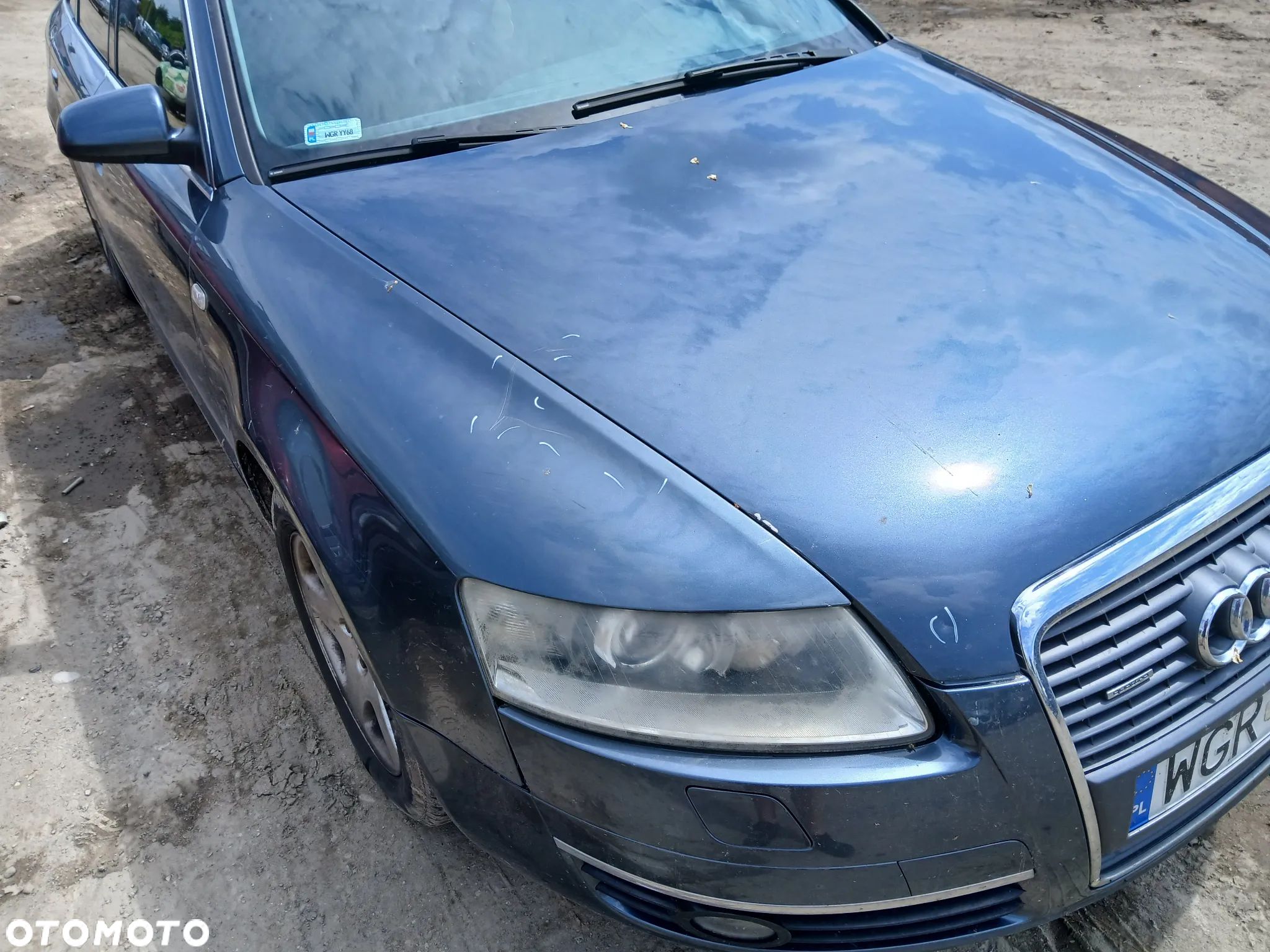 audi A6 C6 LZ7R maska pokrywa silnika klapa bagażnika zderzak lampa reflektor pas przedni stop - 1