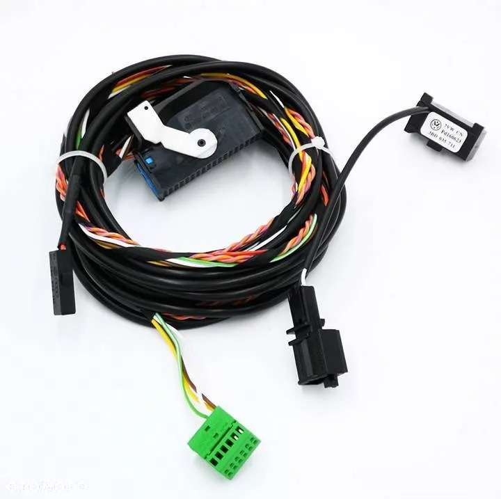 Moduł Bluetooth Premium RNS 510 RCD 310 , 315 VW Skoda 3C8.035.730 A B C D E wiązka - 8