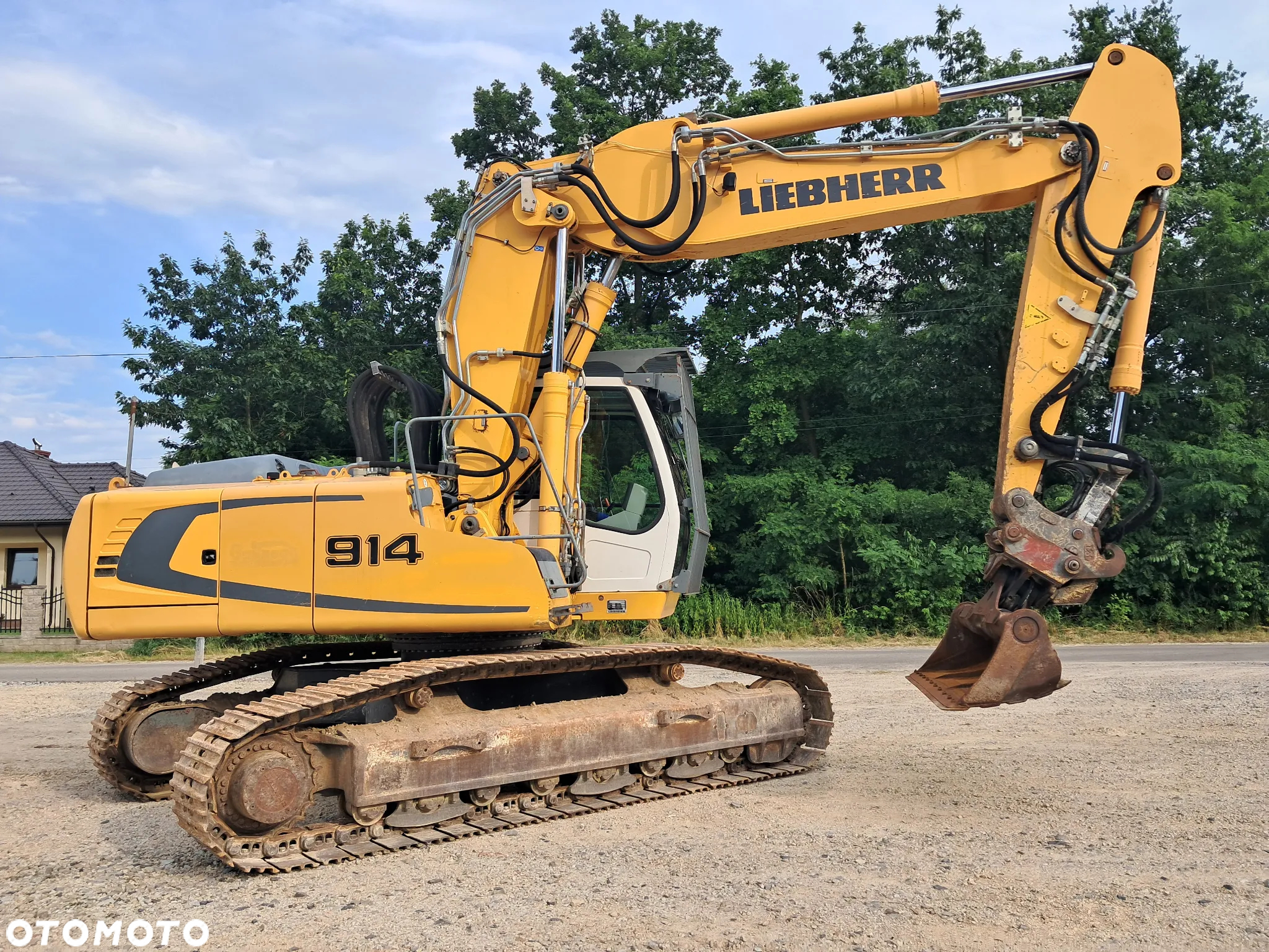 Liebherr R914C   Koparka Gąsienicowa Likufix - 9