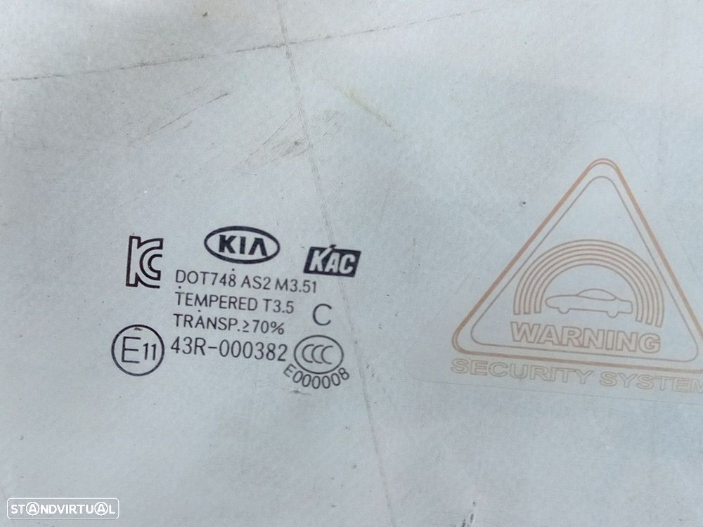 Vidro porta frente direita KIA Rio III (UB) - 2