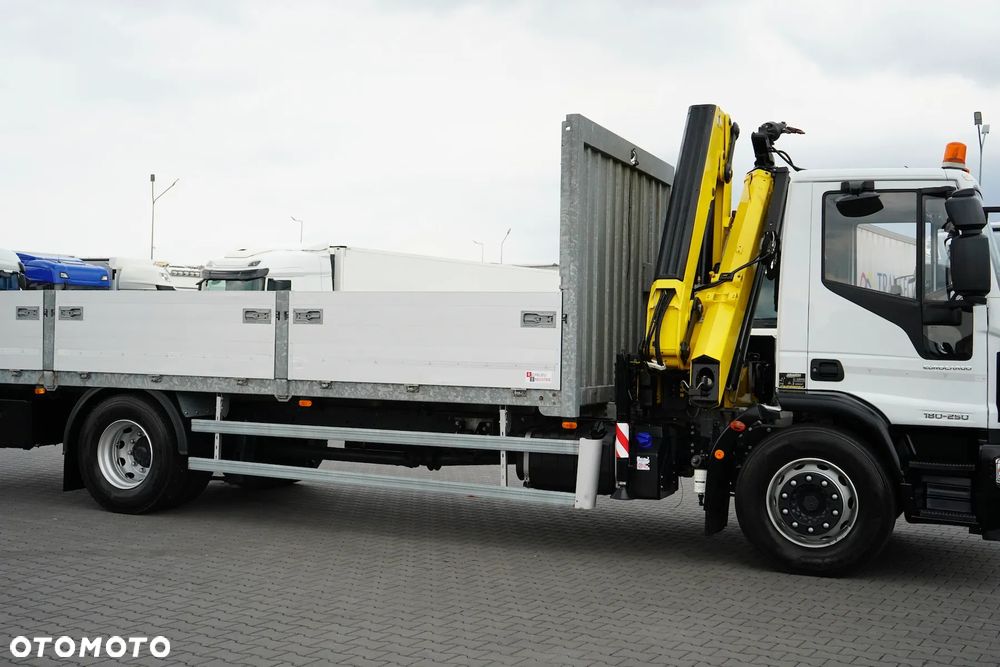 Iveco EUROCARGO / 180-250 / SKRZYNIOWY + HDS / HYVA HC - 153 / ROTATOR / PILOT - 18