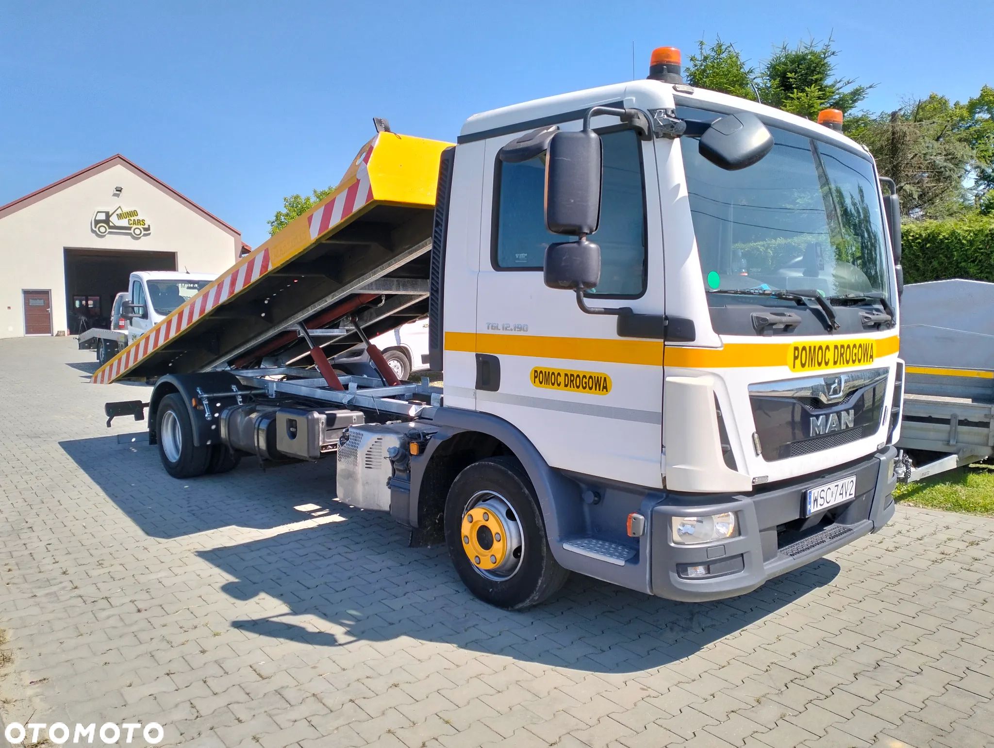 MAN TGL 12 190 Pomoc drogowa, abshlepp laweta holownik - 1
