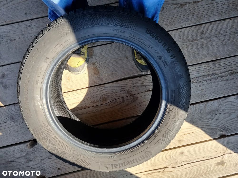 Opony Continental WinterContact TS860S 195/60R16 2022r 7.5/6,6mm bdb stan - 10